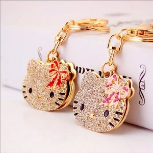 Hello Kitty mirror keychain